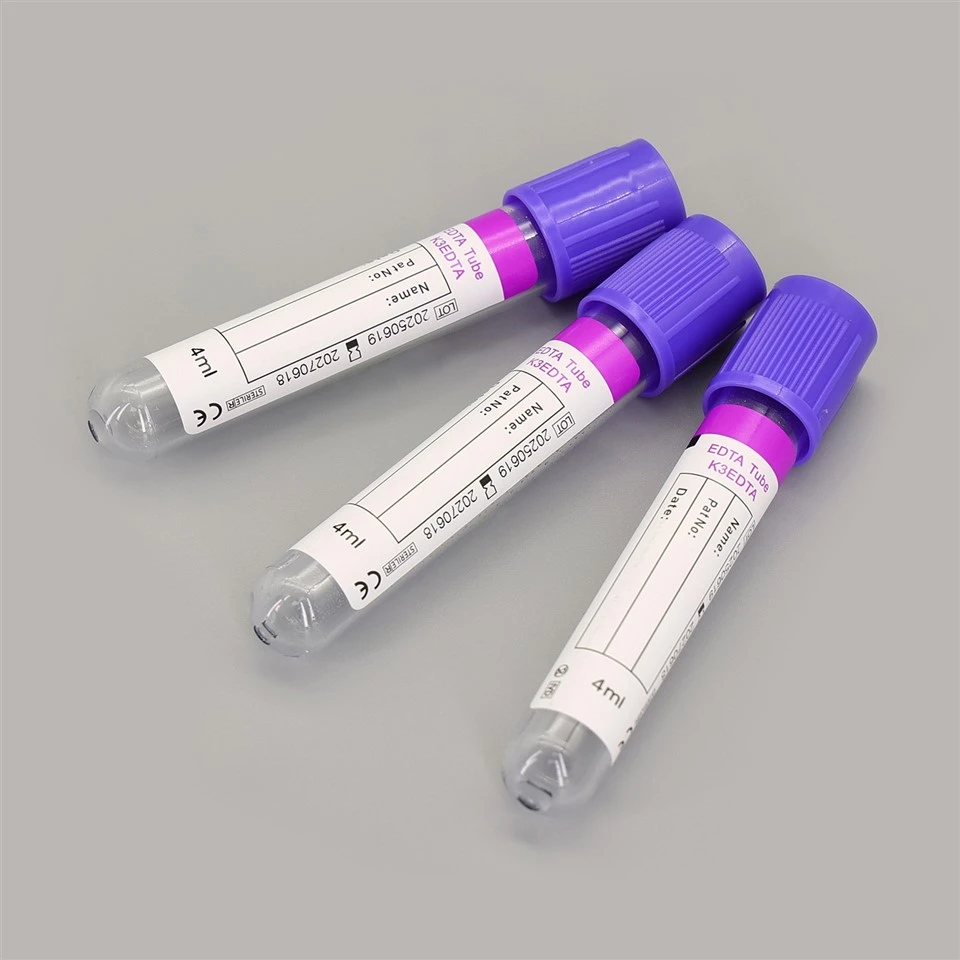 Disposable EDTA K2/K3 Vacuum Blood Collection Tube Disposable EDTA K2/K3 Vacuum Blood Collection Tube